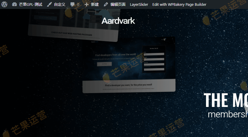 Aardvark 会员 & 社区BuddyPress主题破解版免费下载