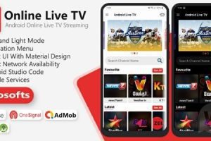 Android Online Live TV Streaming v.10.3 安卓在线直播电视流媒体app应用源码下载
