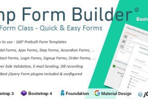 PHP Form Builder v.6.0.4 拖放表单生成器源码下载
