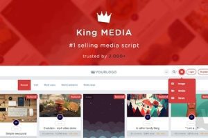 King Media v9.1 – 病毒式传播视频杂志新闻脚本源码下载