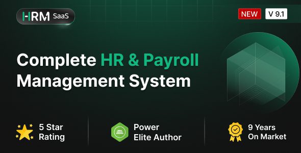 HRM SaaS – HR and Payroll Tool v9.2 人力资源管理系统源码下载