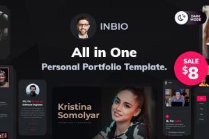 InBio v3.0.7 – 一页个人作品集模板下载