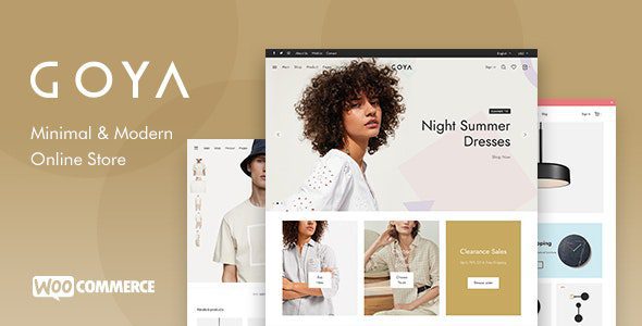 Goya v1.0.9.9 – 现代简约 WooCommerce多功能商城主题免费下载