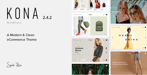 Kona v.2.9.4.1 – 现代简洁的电子商务 WordPress 主题下载