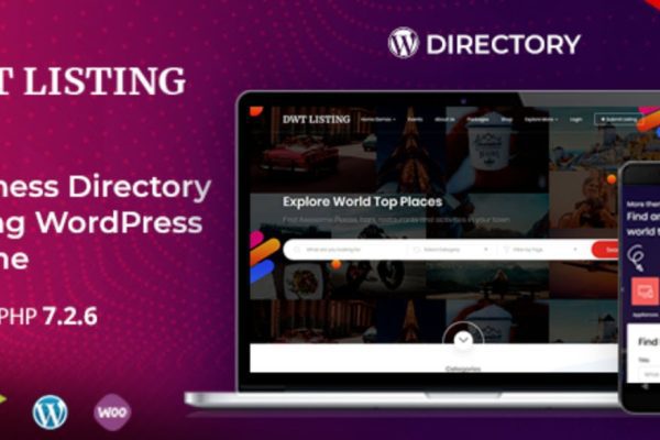 DWT Listing v3.3.11 – 目录和列表信息导航WordPress 主题下载