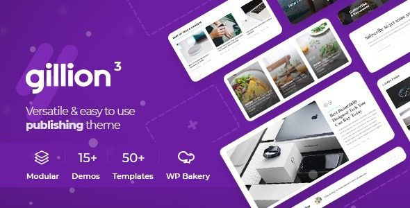 Gillion v4.14 – 多概念杂志、新闻、评论 WordPress 主题下载