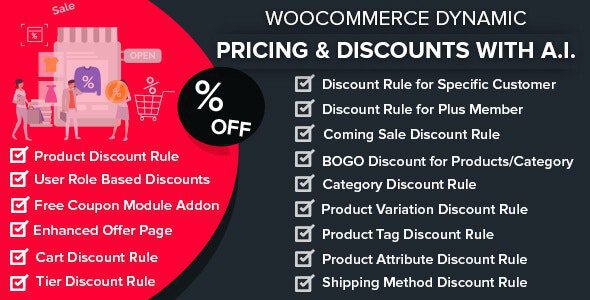 WooCommerce Dynamic Pricing Discounts with AI v2.2.0 动态价格折扣插件下载