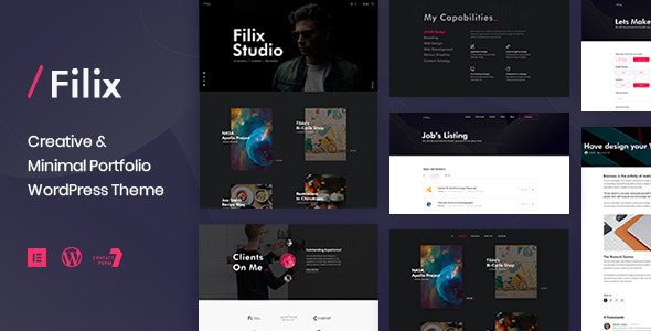 Filix v1.2.11 – 创意作品集 WordPress 主题下载