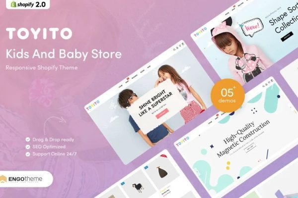 Toyito v1.0.0 儿童和婴儿商店 Shopify 主题下载