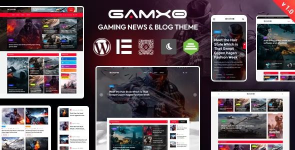 Gamxo v.2.0.5 WordPress 游戏新闻和博客主题下载