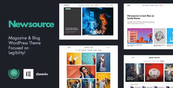 Newsource v2.1 – 多概念博客杂志主题下载