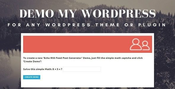 Demo My WordPress 1.0.9 – 创建演示临时WordPress站点插件下载