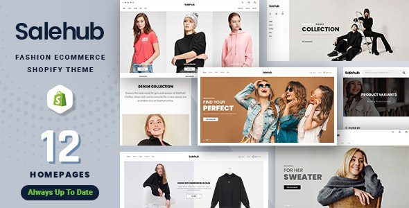 SaleHub v3.0 服装和时尚 Shopify 主题下载