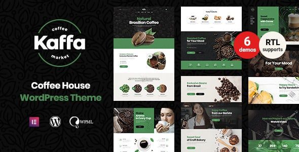 Kaffa v1.1.1 咖啡厅和咖啡店 WordPress 主题下载