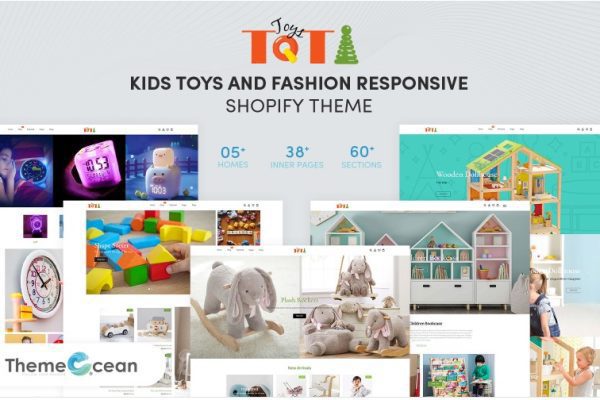 Toti – 儿童玩具和时尚响应式 Shopify 主题模板下载