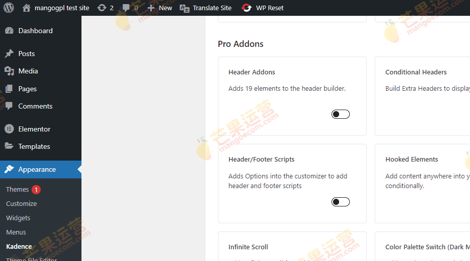 Kadence Theme Pro addon破解版下载