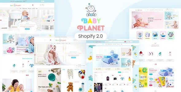 Baby Planet Nulled v1.7 – 儿童玩具和响应式 Shopify 主题破解版下载