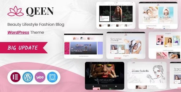 Qeen v1.1 – 时尚生活方式博客WordPress主题下载