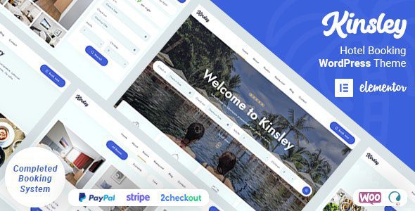 Kinsley v3.4.5 酒店WordPress主题下载
