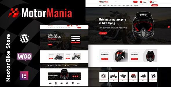 MotorMania v1.1.1 – 摩托车配件WooCommerce主题下载