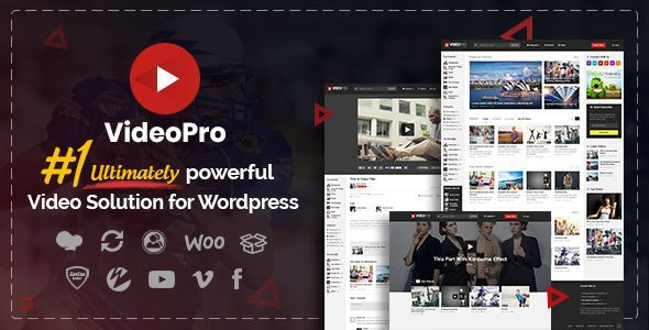 VideoPro v2.3.8.3 – 视频WordPress主题下载