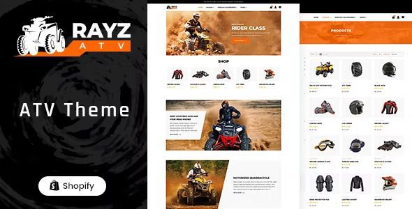 Rayz v1.0 自行车，汽车shopify商店主题下载