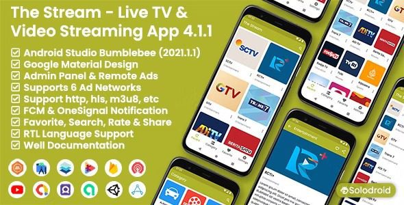 The Stream v6.1.0 – 电视&视频流app应用源码下载