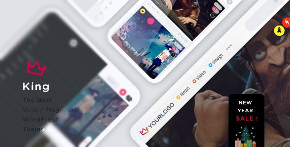 King v10.3.0 WordPress Viral Magazine Theme– WordPress图片视频杂志主题下载