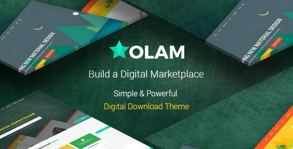 Olam v.5.3.1 – 数字虚拟产品下载市场WordPress主题下载