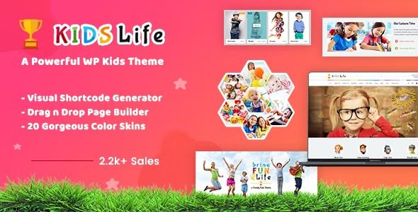 Kids Life v5.4 儿童学校 WordPress 主题下载