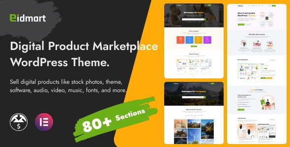 Eidmart v2.9 – 虚拟产品数字市场 WordPress 主题下载
