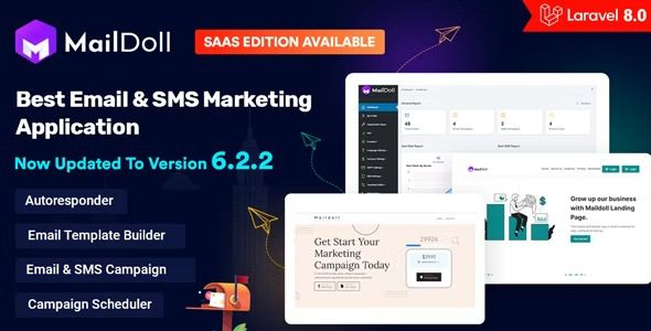 Maildoll v6.11.7 电子邮件营销和短信营销 SaaS 应用程序源码下载