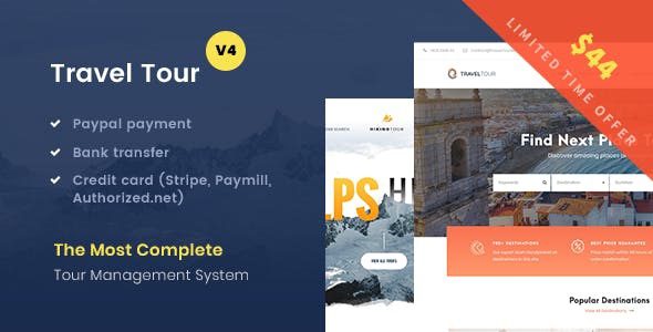 TravelTour v6.3.3 – 旅行和旅游预订 WordPress主题下载
