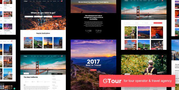 Grand Tour v5.6 旅行社 WordPress主题下载