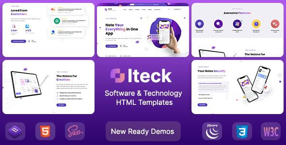 Iteck v1.1.7 软件与技术 WordPress 主题下载