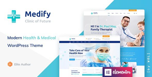 Medify v1.2.5 – 健康与诊所 WordPress 主题下载 [已激活]
