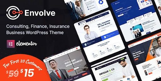 Envolve v.1.8 咨询业务 WordPress 主题下载