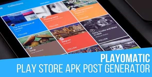 Playomatic v.1.8.6.2 适用于 WordPress 的 Play Store 自动帖子生成器插件下载