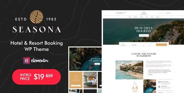 Seasona v.1.1.4 – 酒店及度假村预订 WordPress 主题下载
