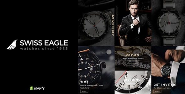 Swiss Eagle v1.9.1 Shopify手表商店主题下载