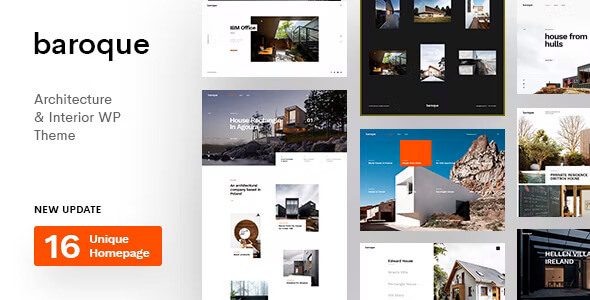 Baroque v1.3.5 – 建筑与室内 WordPress 主题下载