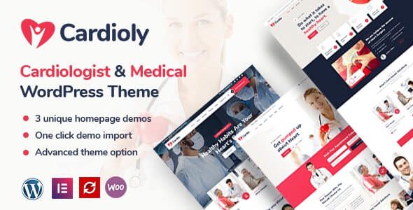 Cardioly v3.1 – 心脏病专家和医学 WordPress 主题下载
