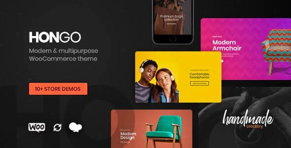 Hongo v3.8 – 现代和多用途 WooCommerce WordPress 主题下载