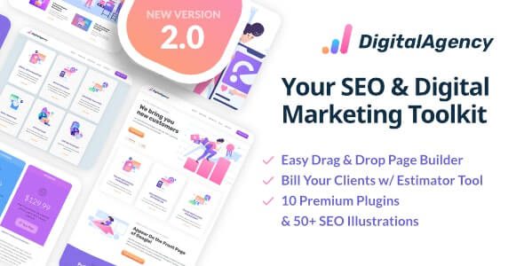 SEOWP v3.12.2 – SEO 和数字营销 WordPress 主题下载