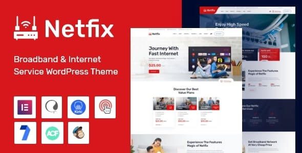 Netfix v2.0.2 – 宽带和互联网服务 WordPress 主题下载