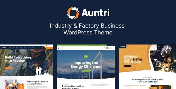 Auntri v1.0.8 工业与工厂 WordPress 主题下载