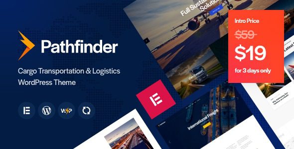 Pathfinder v1.20 – 货物运输和物流 WordPress 主题下载