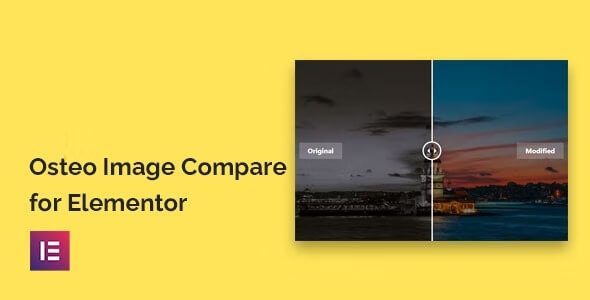Osteo Image Compare for Elementor v1.0.0 图片比较插件下载