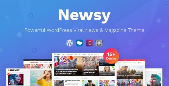 Newsy v.2.5.4 病毒式新闻和杂志 WordPress 主题破解版下载