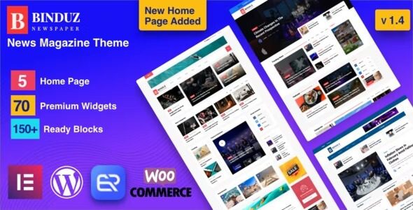 Binduz v2.7.0 WordPress 新闻杂志主题下载